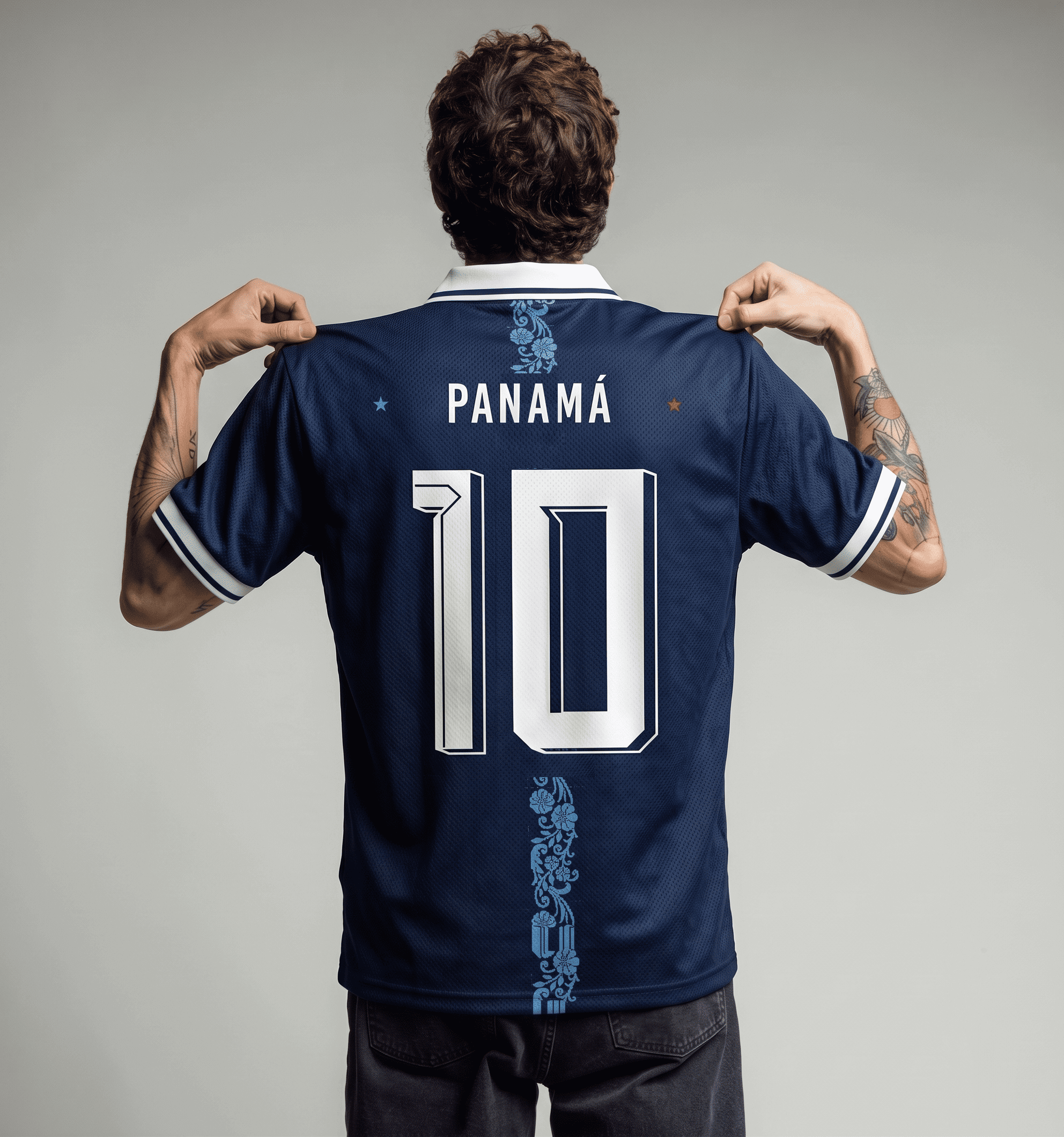 Camiseta Puente del Mundo - Azul Espalda