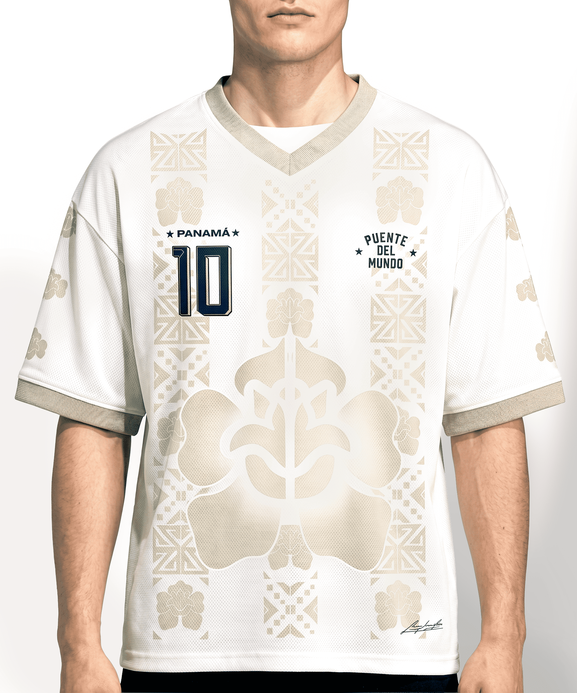 Camiseta Puente del Mundo - Blanco Hombre